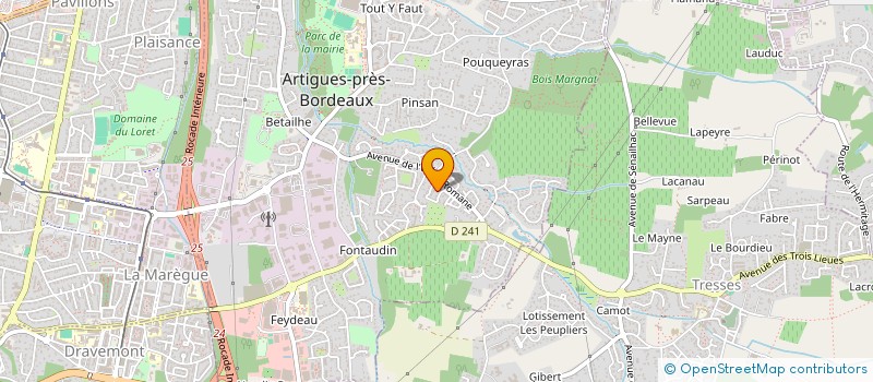 localisation de l'entreprise MADAME JESSICA DE SOUSA  ARTIGUES-PRES-BORDEAUX