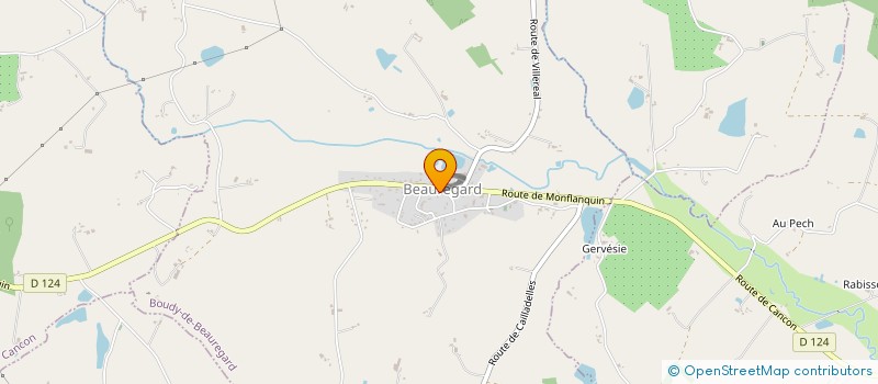 localisation de l'entreprise MADAME JESSICA DEBARRE  BOUDY-DE-BEAUREGARD