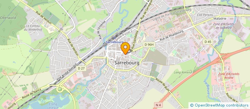 localisation de l'entreprise MADAME JESSICA DECOURTYE à SARREBOURG