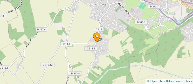 localisation de l'entreprise MADAME JESSICA DELARUE à SAINT-LUBIN-DES-JONCHERETS