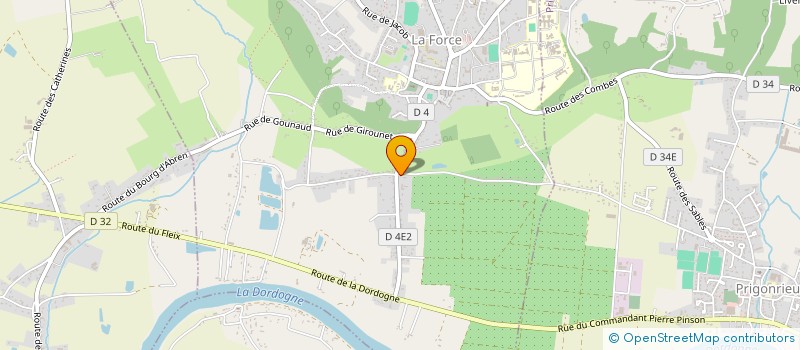 localisation de l'entreprise MADAME JESSICA DELGA  LA FORCE