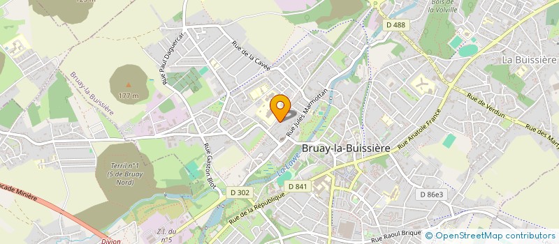 localisation de l'entreprise MADAME JESSICA DELHAYE à BRUAY-LA-BUISSIERE