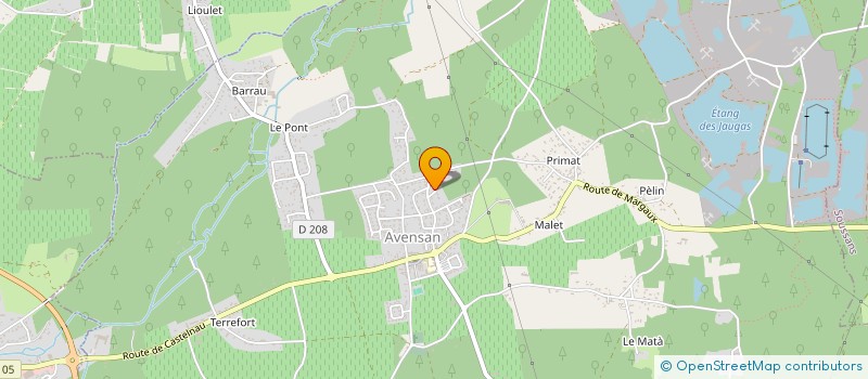 localisation de l'entreprise MADAME JESSICA DEMONS  AVENSAN