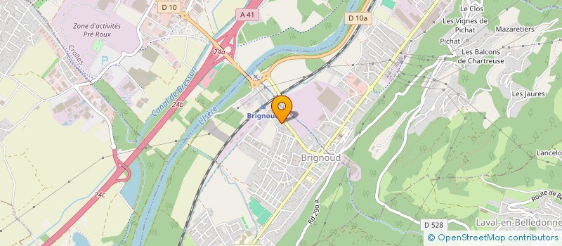 localisation de l'entreprise MADAME JESSICA DENEUX  VILLARD-BONNOT