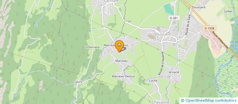 localisation de l'entreprise MADAME JESSICA DENIS  DOUSSARD