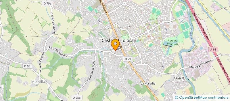 localisation de l'entreprise MADAME JESSICA DEPLECHIN à CASTANET-TOLOSAN