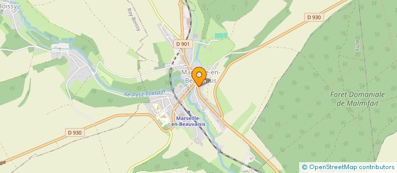 localisation de l'entreprise MADAME JESSICA DERMIGNY  ACHY