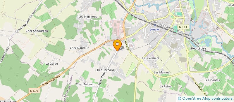 localisation de l'entreprise MADAME JESSICA DESBORDES  SAINT-HILAIRE-DU-BOIS