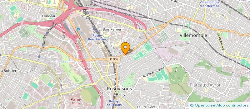 localisation de l'entreprise MADAME JESSICA DESERT à AULNAY-SOUS-BOIS