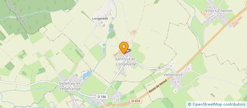 localisation de l'entreprise MADAME JESSICA DESTINE  VANTOUX-ET-LONGEVELLE