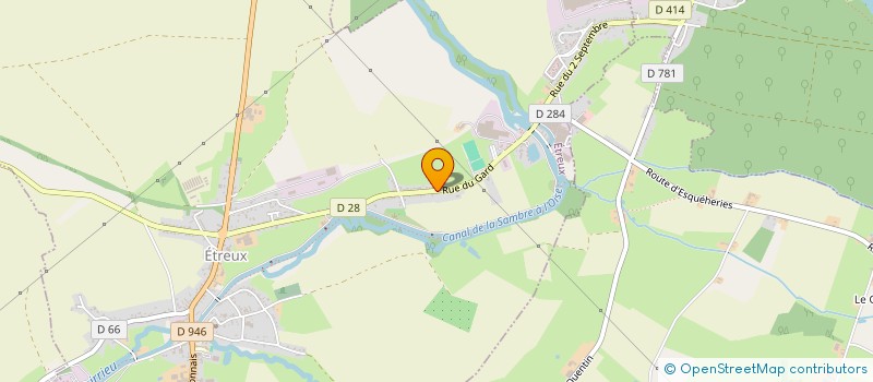 localisation de l'entreprise MADAME JESSICA DESTREZ  ETREUX