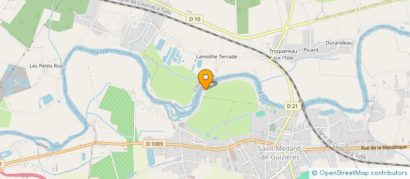 localisation de l'entreprise MADAME JESSICA DEVIGNE  SAINT-MEDARD-DE-GUIZIERES