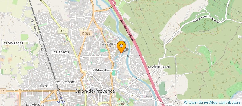 localisation de l'entreprise MADAME JESSICA DEVRED  SALON-DE-PROVENCE