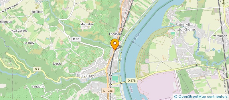 localisation de l'entreprise MADAME JESSICA DIANA COELHO OLIVEIRA VALIDO  CHAVANAY