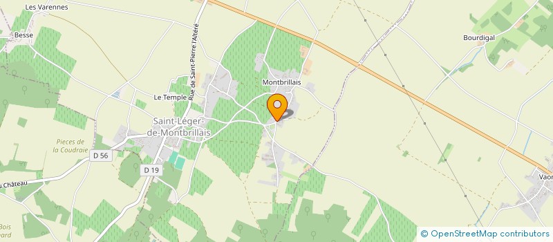 localisation de l'entreprise MADAME JESSICA DIARRA  SAINT-LEGER-DE-MONTBRILLAIS