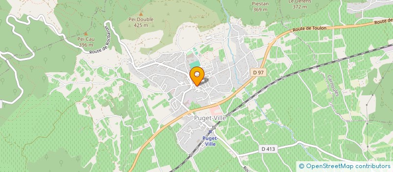 localisation de l'entreprise MADAME JESSICA DIAZ  PUGET-VILLE