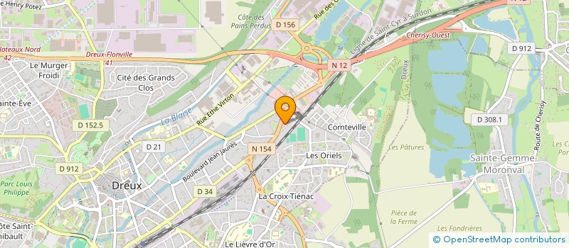 localisation de l'entreprise MADAME JESSICA DIERICK à DREUX