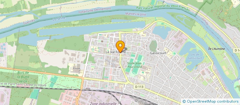 localisation de l'entreprise MADAME JESSICA DINAHET  MANTES-LA-JOLIE