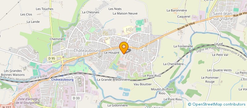 localisation de l'entreprise MADAME JESSICA DINIS  CHATEAUBOURG