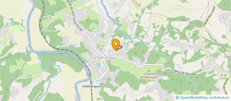 localisation de l'entreprise MADAME JESSICA DIONE  VILLEFRANQUE