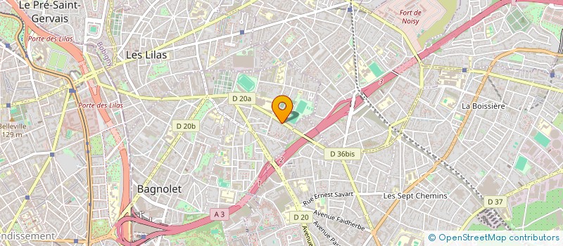 localisation de l'entreprise MADAME JESSICA DJAADOUNE à BAGNOLET