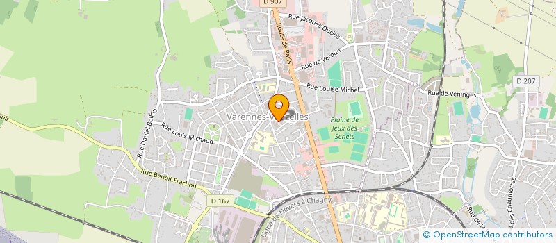 localisation de l'entreprise MADAME JESSICA DO COUTO OLIVEIRA  VARENNES-VAUZELLES