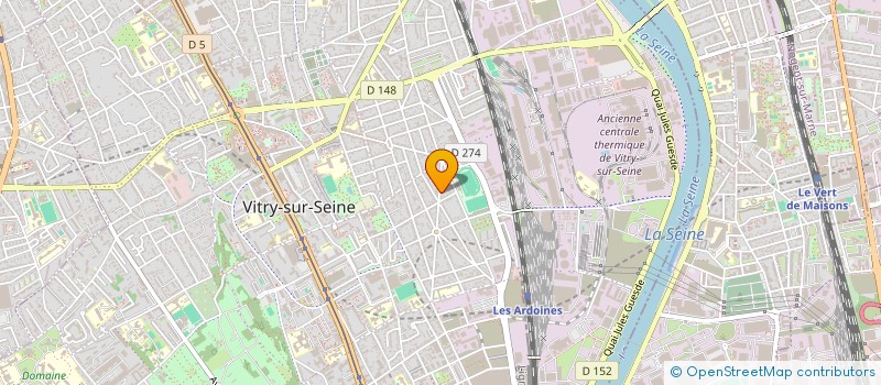 localisation de l'entreprise MADAME JESSICA DO RIO VILAS BOAS  VITRY-SUR-SEINE