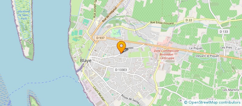 localisation de l'entreprise MADAME JESSICA DUMAINE à BLAYE