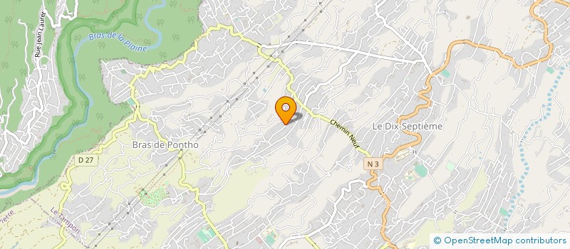 localisation de l'entreprise MADAME JESSICA DUMONT  LE TAMPON