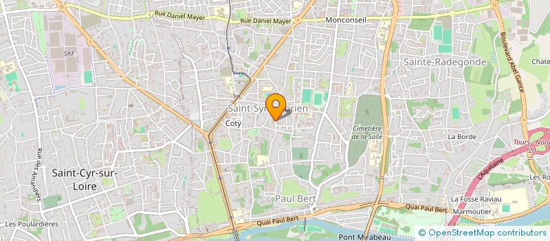 localisation de l'entreprise MADAME JESSICA DUPLAIX  TOURS