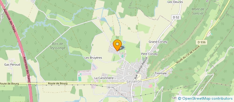 localisation de l'entreprise MADAME JESSICA DUPRAT  JASSERON