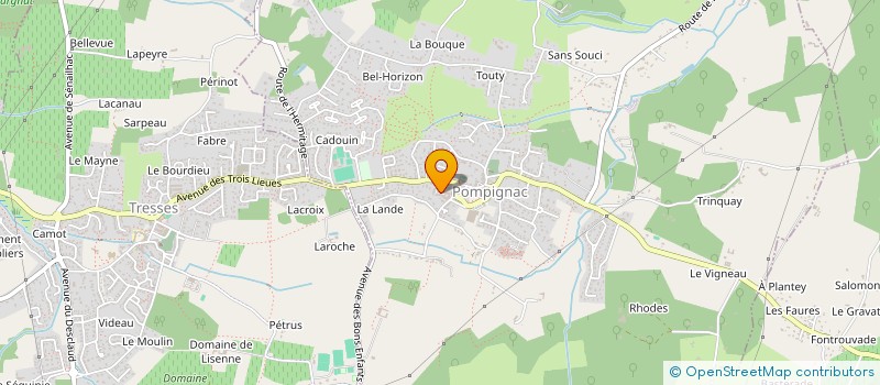 localisation de l'entreprise MADAME JESSICA DUPRAT  POMPIGNAC