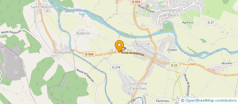 localisation de l'entreprise MADAME JESSICA DUQUESNOY  GUINARTHE-PARENTIES