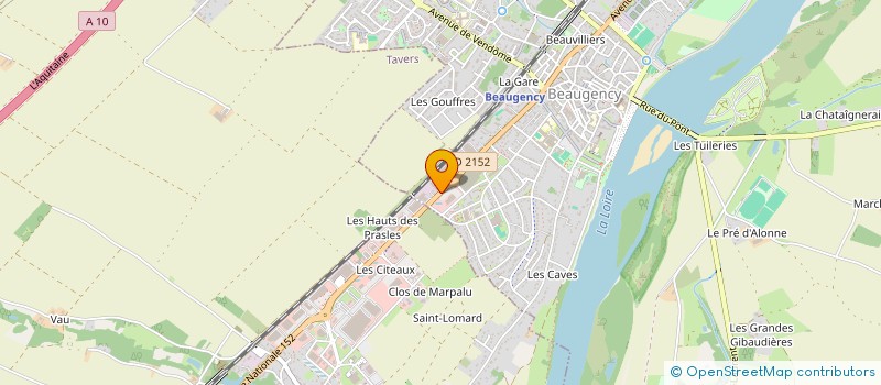 localisation de l'entreprise MADAME JESSICA DURAND à BEAUGENCY