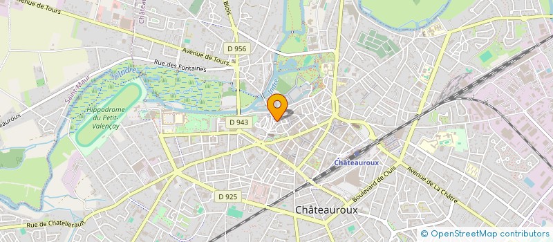 localisation de l'entreprise MADAME JESSICA DURIS à CHATEAUROUX