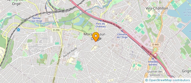 localisation de l'entreprise MADAME JESSICA EDNEIA LOPES DA VEIGA  MORSANG-SUR-ORGE