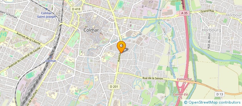 localisation de l'entreprise MADAME JESSICA ELHARRAR  COLMAR