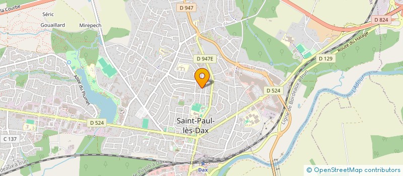 localisation de l'entreprise MADAME JESSICA ERIZABAL  SAINT-VINCENT-DE-PAUL