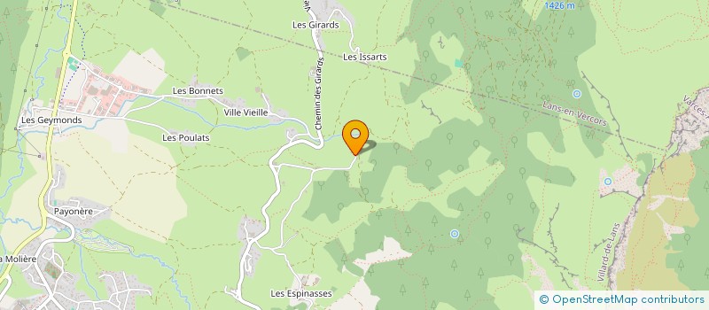 localisation de l'entreprise MADAME JESSICA ESCAMEZ  VILLARD-DE-LANS