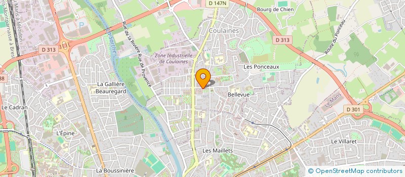 localisation de l'entreprise MADAME JESSICA ESSOMBA NKOLO  COULAINES