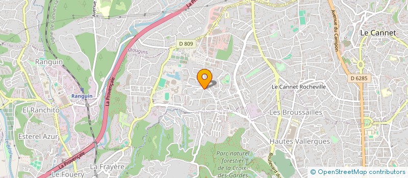 localisation de l'entreprise MADAME JESSICA ESTOURNEL à LE CANNET
