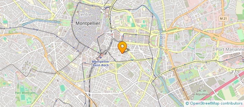localisation de l'entreprise MADAME JESSICA EUDELINE à MONTPELLIER