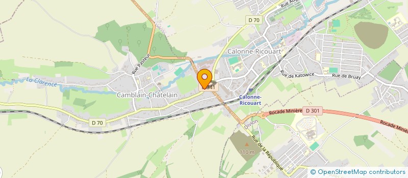 localisation de l'entreprise MADAME JESSICA EVRARD  CAMBLAIN-CHATELAIN