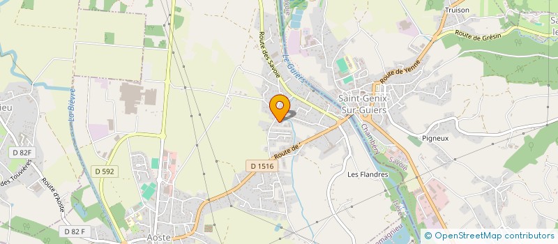 localisation de l'entreprise MADAME JESSICA FAGOT-REVURAT  AOSTE