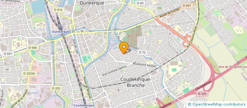 localisation de l'entreprise MADAME JESSICA FASQUEL  COUDEKERQUE-BRANCHE