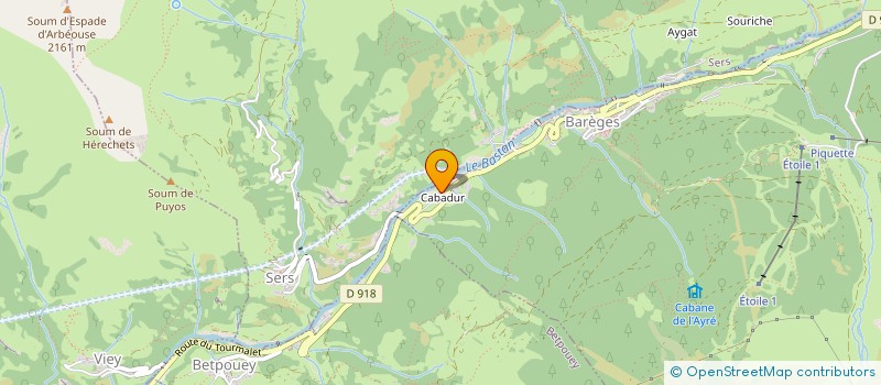 localisation de l'entreprise MADAME JESSICA FASTENAKEL  BAREGES