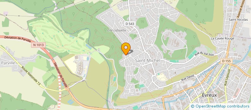 localisation de l'entreprise MADAME JESSICA FAUCHART  EVREUX