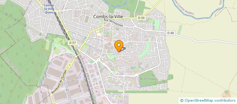 localisation de l'entreprise MADAME JESSICA FAUQUEUR  COMBS-LA-VILLE