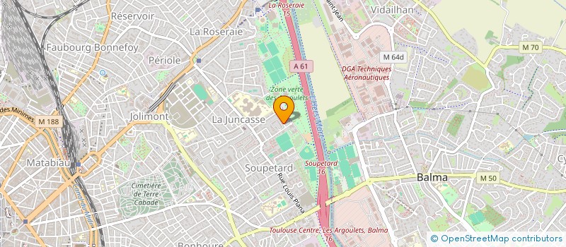localisation de l'entreprise MADAME JESSICA FERDINAND à TOULOUSE