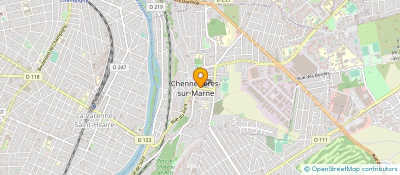 localisation de l'entreprise MADAME JESSICA FERREIRA à CHENNEVIERES-SUR-MARNE